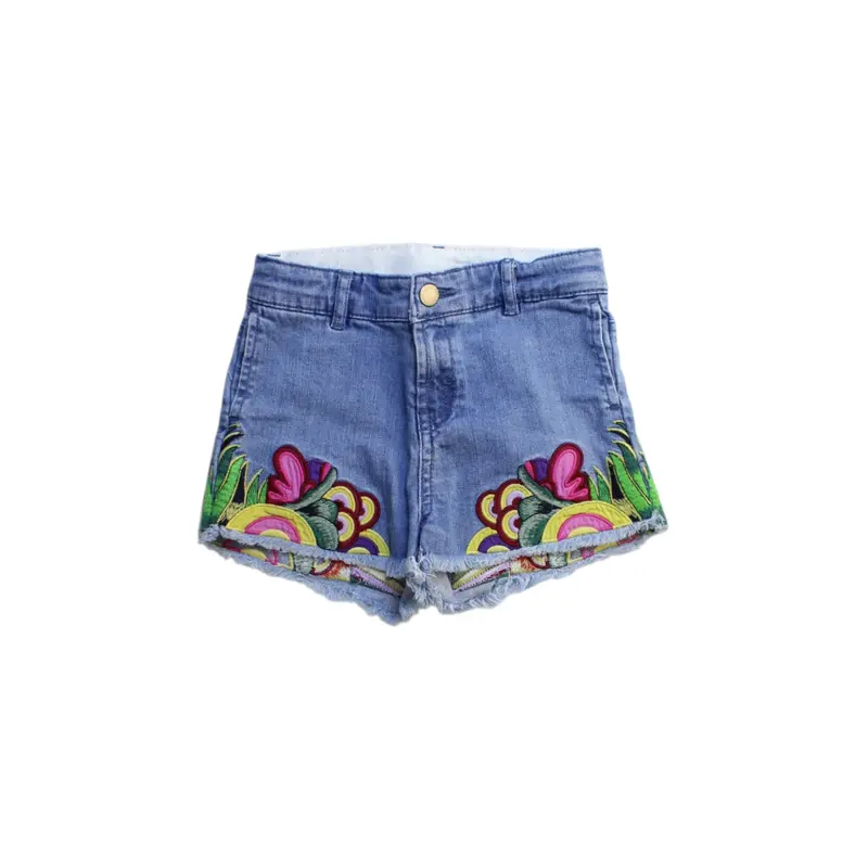Stella McCartney Embroidered Denim Shorts Size 5T