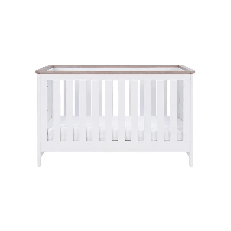 Tutti Bambini Verona Cot Bed - White/Oak