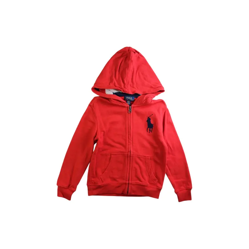 Polo Ralph Lauren Hooded Zippered Sweatshirt 4T