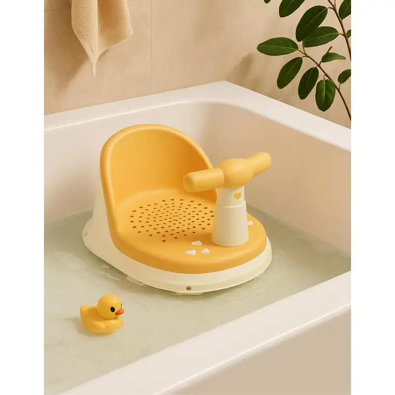 Non-Slip Bath Seat Kidz Up 6M+, Yellow