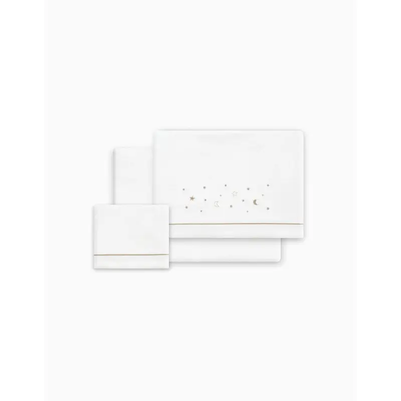 Bedding Set 3 Pcs Interbaby Flannel 60X120cm, Beige