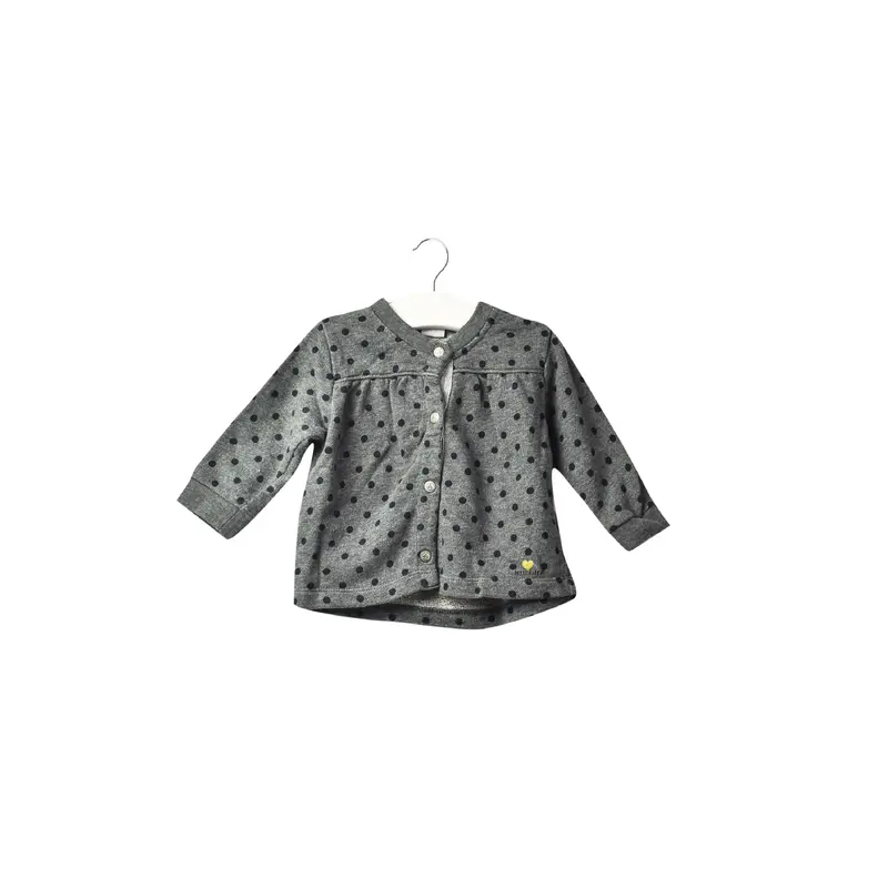 10042294 Petit Bateau Baby~Cardigan 12M (thin)