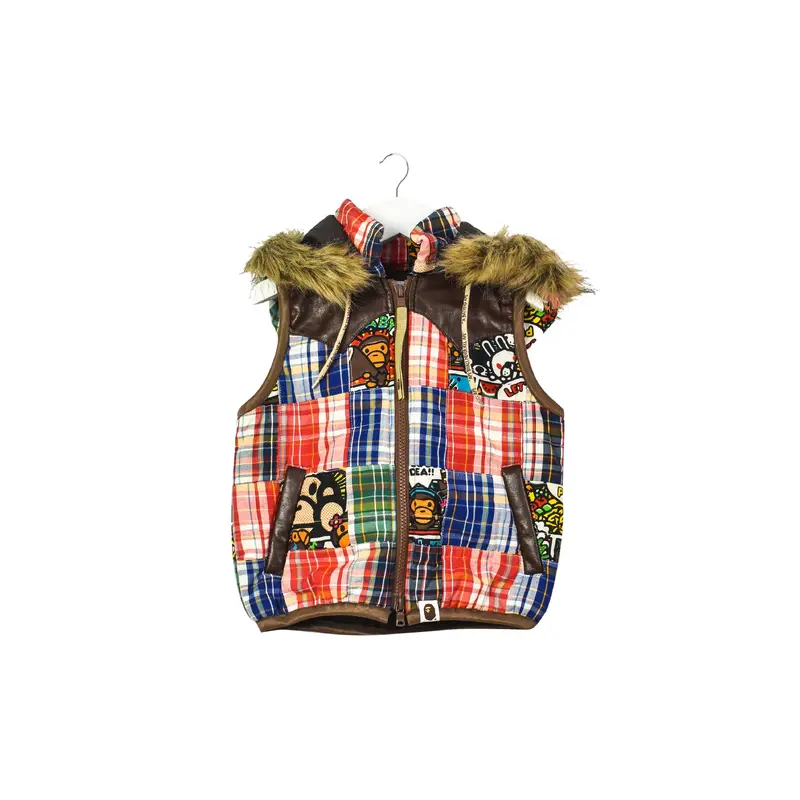 10039813 BAPE Kids~Hooded Vest 4T (100cm)