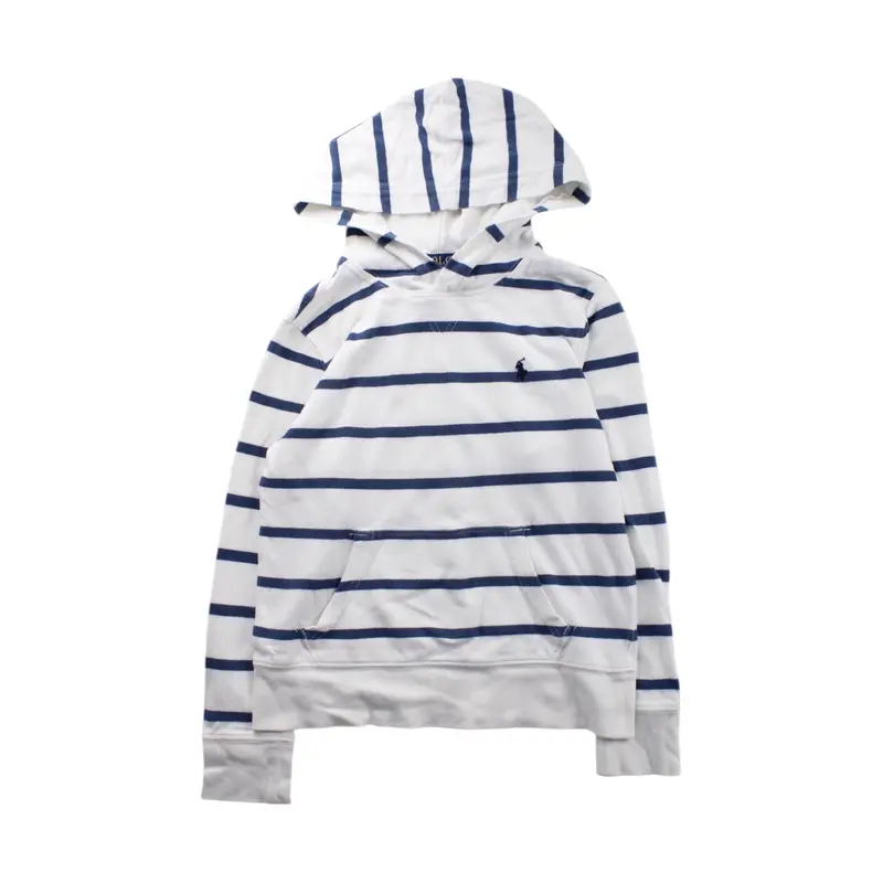 Polo Ralph Lauren Striped Hooded Sweatshirt Size 8Y