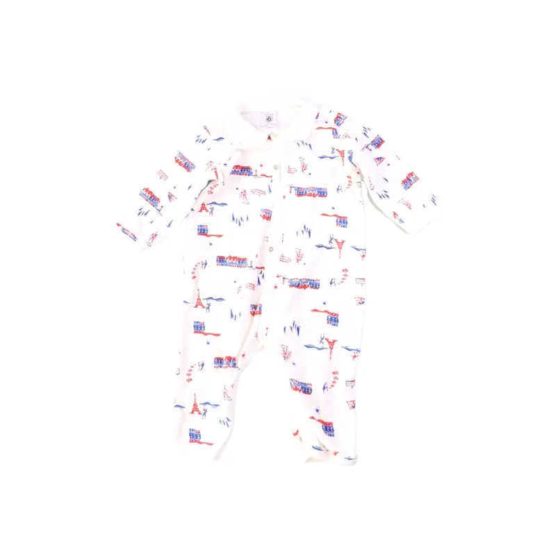 Petit Bateau Long Sleeve Jumpsuit 12M (74cm)