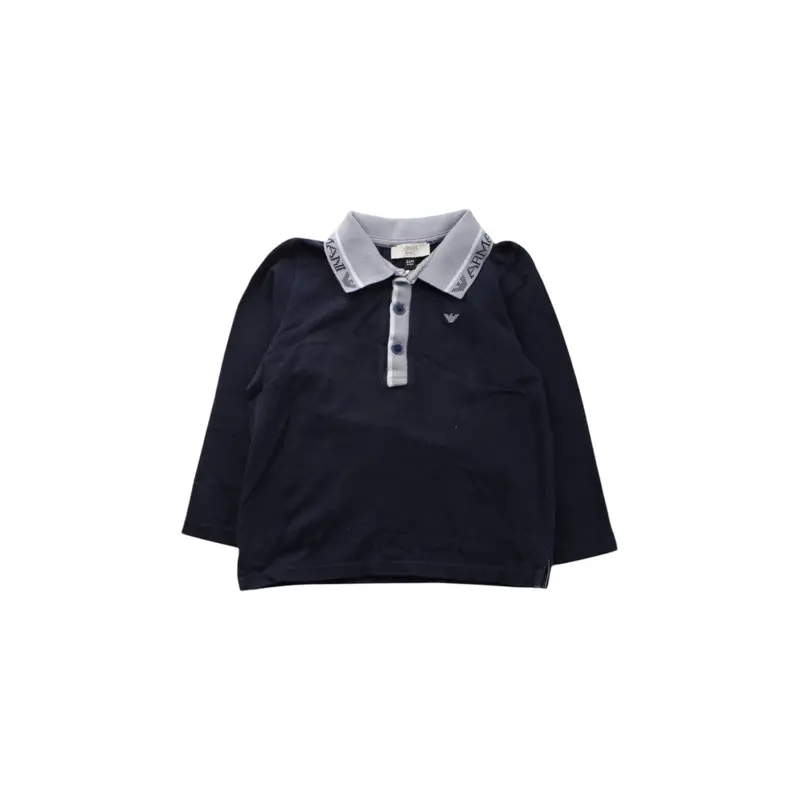 Armani Long Sleeve Polo Shirt 2T
