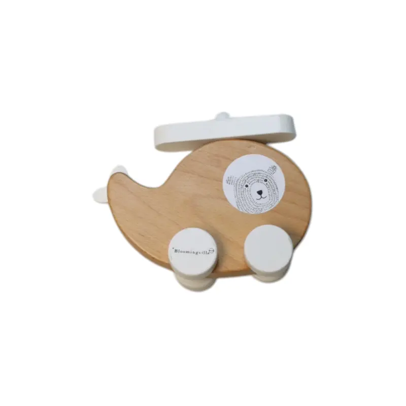 Bloomingville Wooden Bear Helicopter Toy O/S