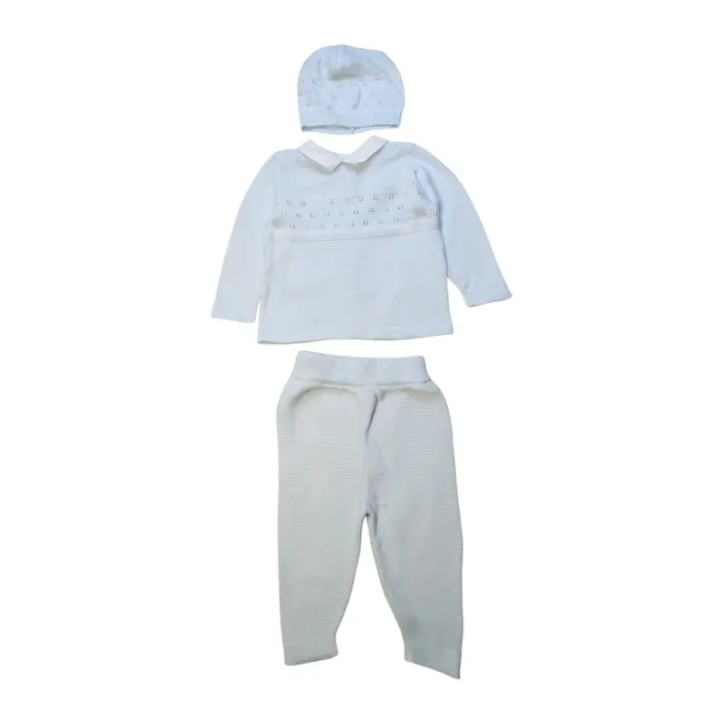 Emile Et Rose Knit Baby Outfit With Hat 6-12M