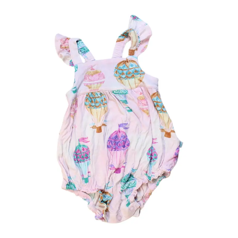 Posh Peanut Hot Air Balloon Sleeveless Romper 3-6M