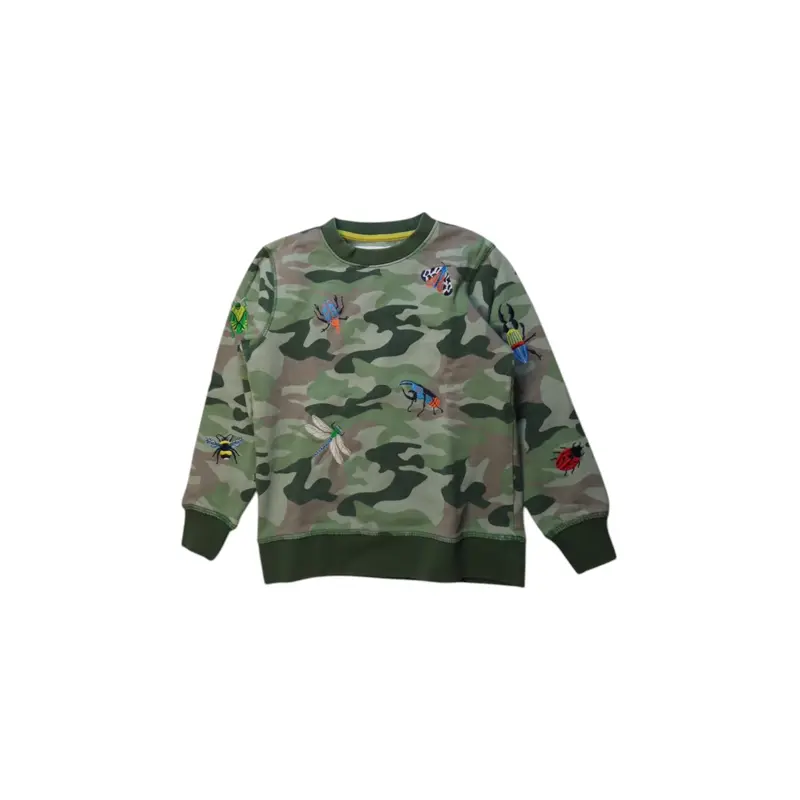 Boden Camouflage Animal Sweatshirt 6-7Y