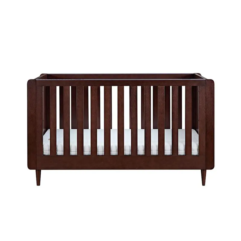 Tutti Bambini Japandi Cot Bed  - Warm Walnut