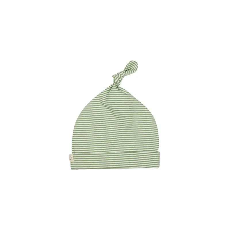 Pigeon Organics Fine Stripe Knotted Hat - Green