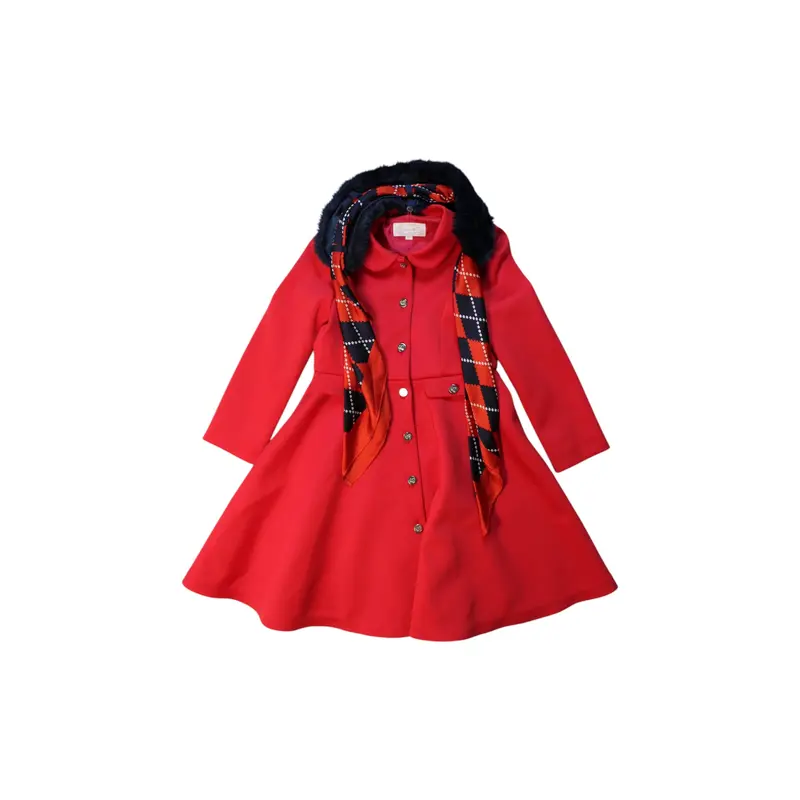 Nicholas & Bears Coat With Scarf 4T