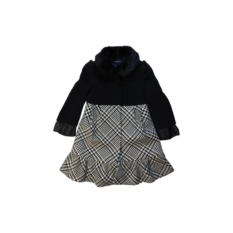 Nicholas & Bears Lambswool Checkered Coat 3T