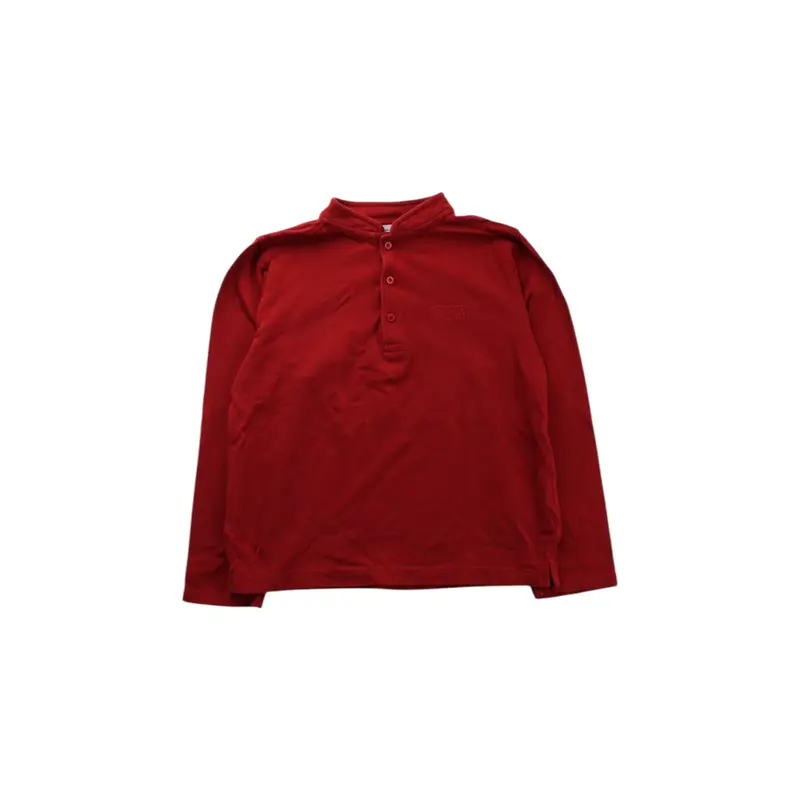 Bonpoint Long Sleeve Polo Shirt 6T