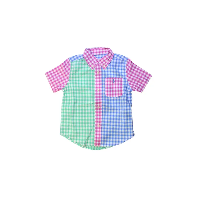 Ralph Lauren Checkered Button-Down Shirt 18-24M