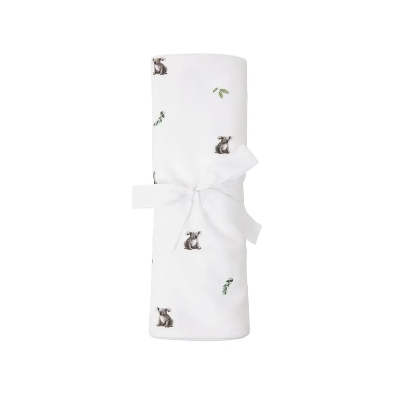 Rosa & Blue Baby Blanket  - Koala