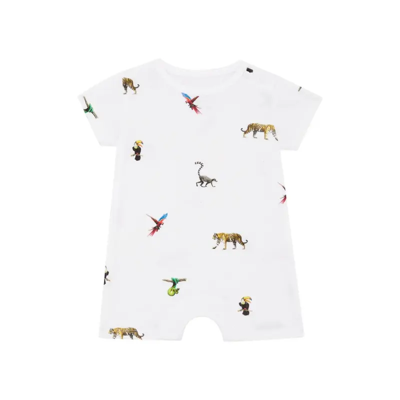 Rosa & Blue Romper - Jungle