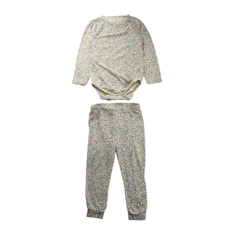 Konges Sljd Floral Pants Set, Size 2T