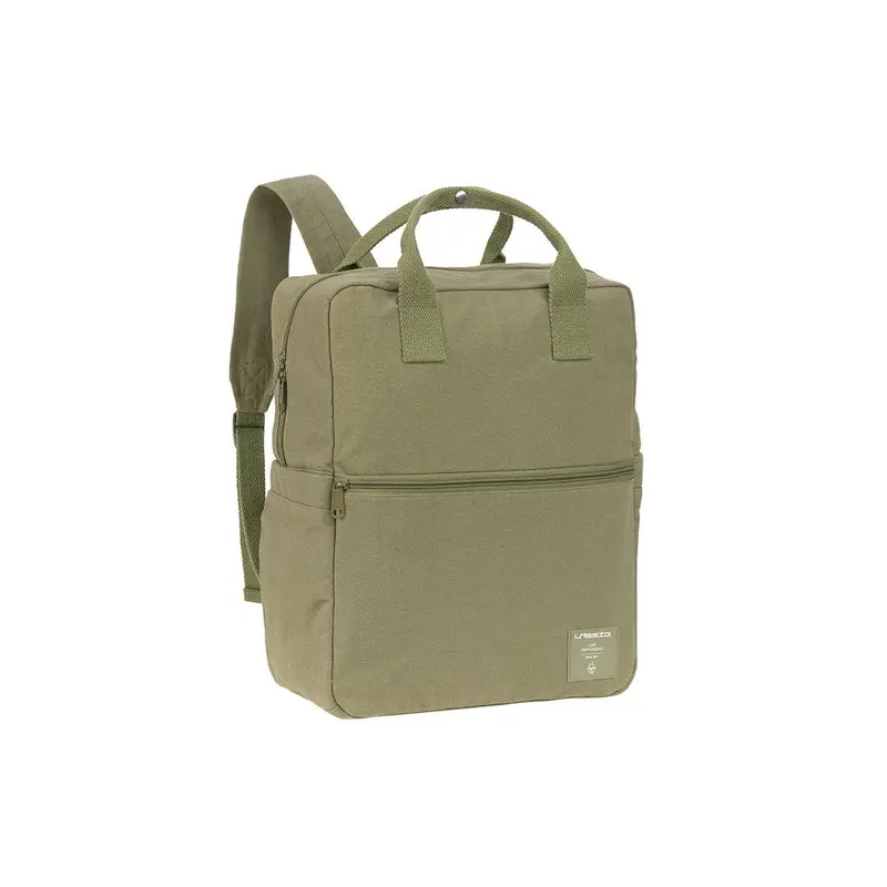 Lassig Little One & Me Square Backpack - Adult - Olive