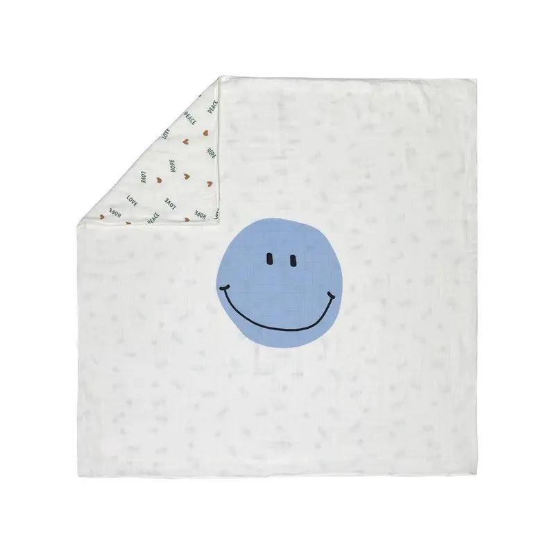 Lassig Heavenly Soft Blanket - Happy Rascals Smile