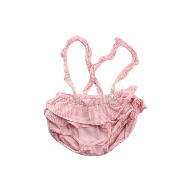 Jacadi Ruffled Suspender Bloomers 0-3M