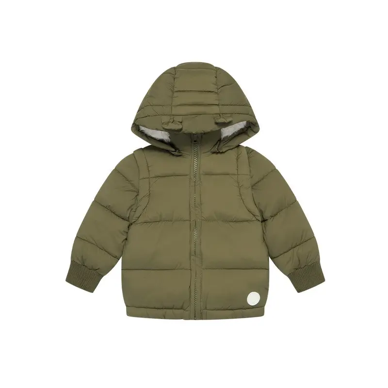 MORI Recycled Waterproof 3-In-1 Padded Coat - Olive
