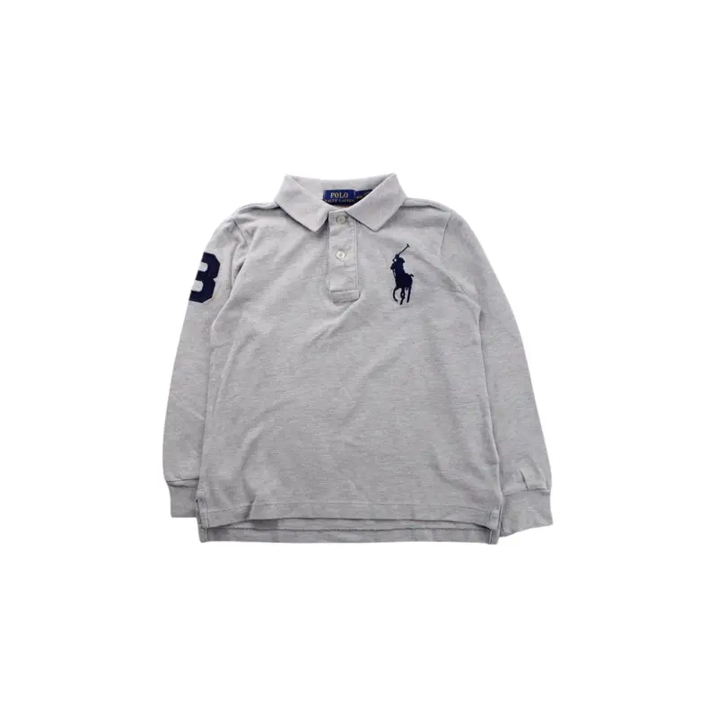 Polo Ralph Lauren Long Sleeve Polo Shirt - Size 4T