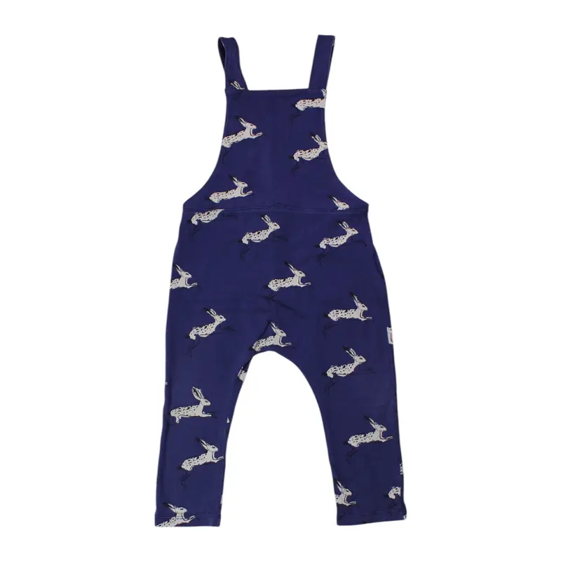 Small Stories Printed Long Overalls 12-18M