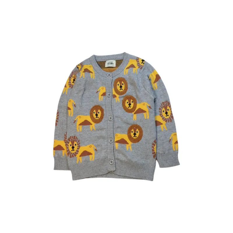 Boden Lion Cardigan 3T