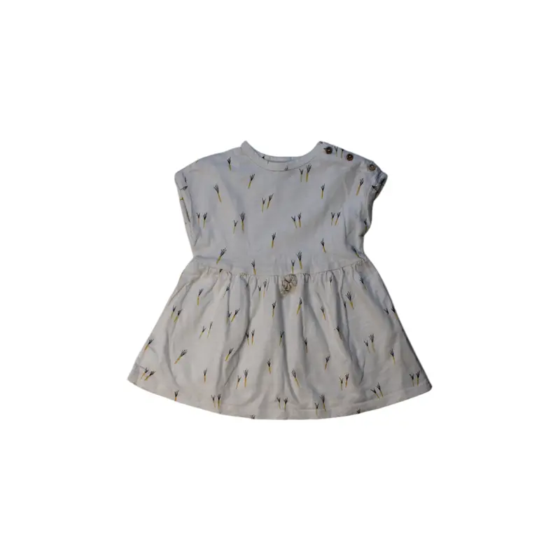 Buho Bird Print Dress 3-6M
