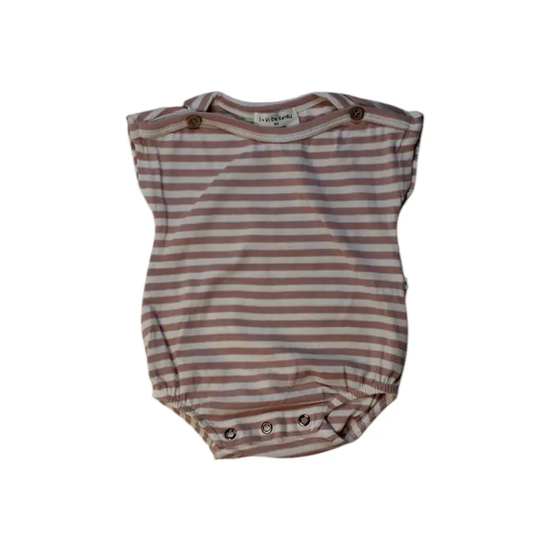 1 + In The Family Sleeveless Striped Bodysuit 0-3M