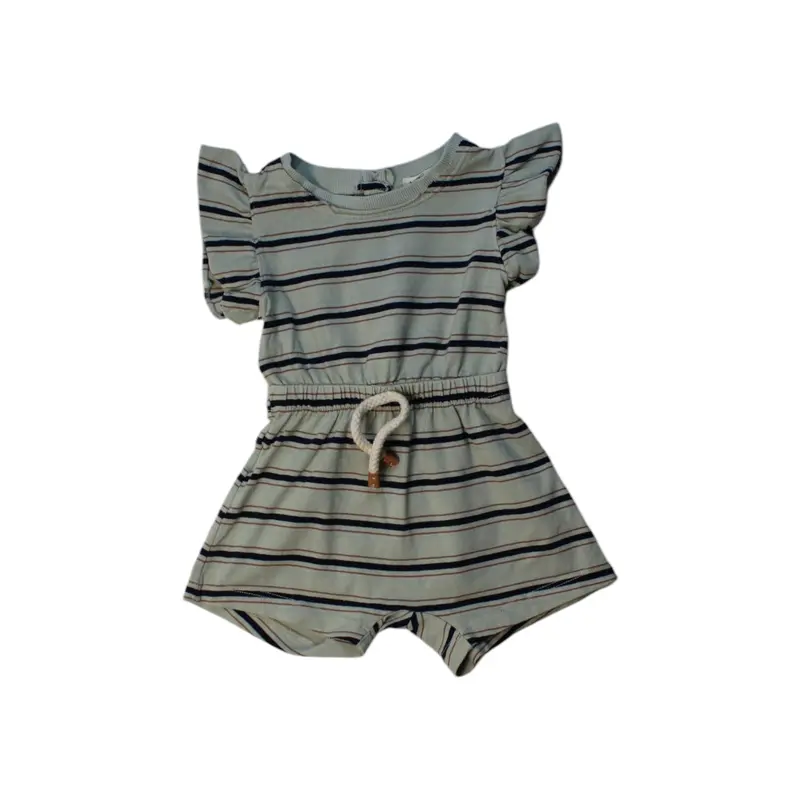 1 + In The Family Striped Romper 3-6M