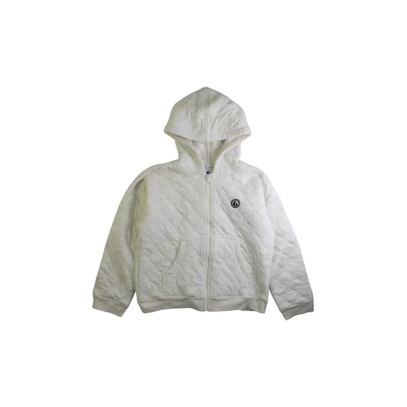 Petit Bateau Quilted Hoodie 8Y