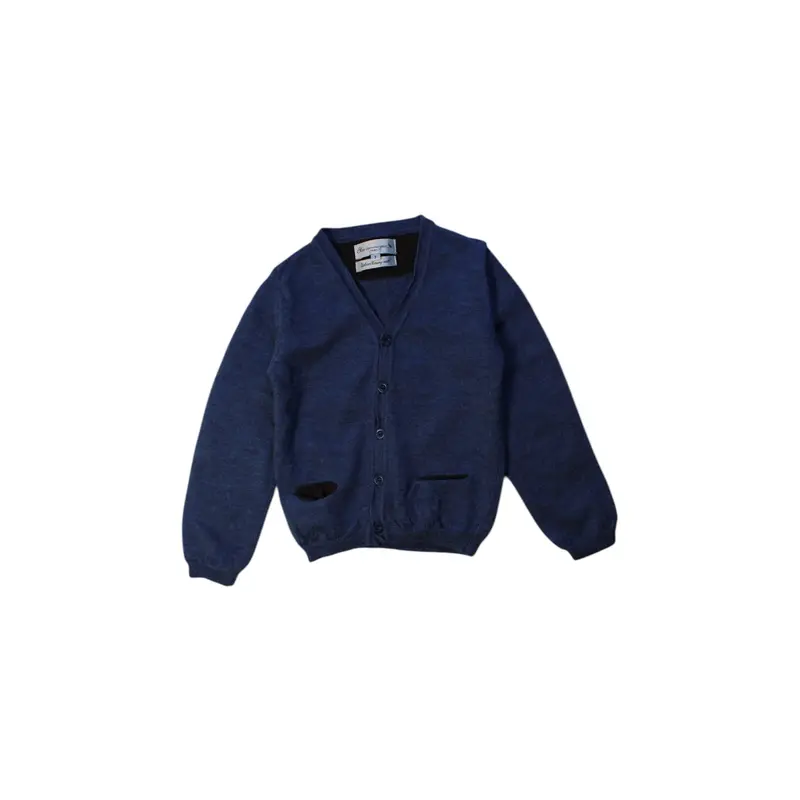 Bleu Comme Gris Merino Wool Cardigan 3T
