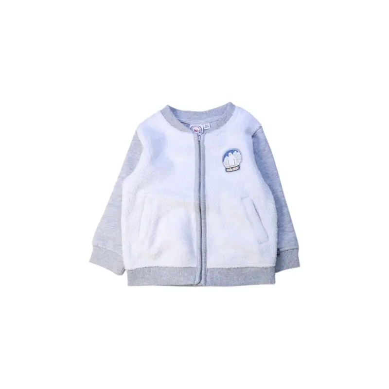 La Compagnie Des Petits Fleece Zippered Sweatshirt 2T