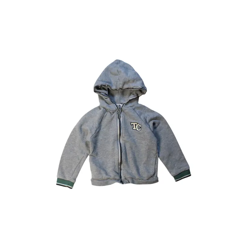 Tartine Et Chocolat Hooded Zippered Sweatshirt, Size 3T