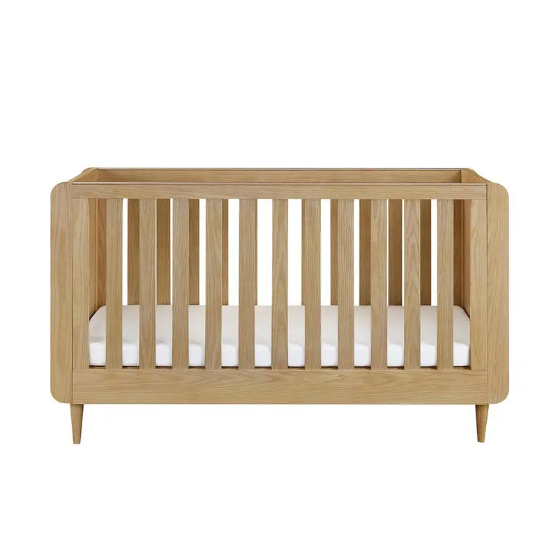 Tutti Bambini Japandi Cot Bed - Light Oak