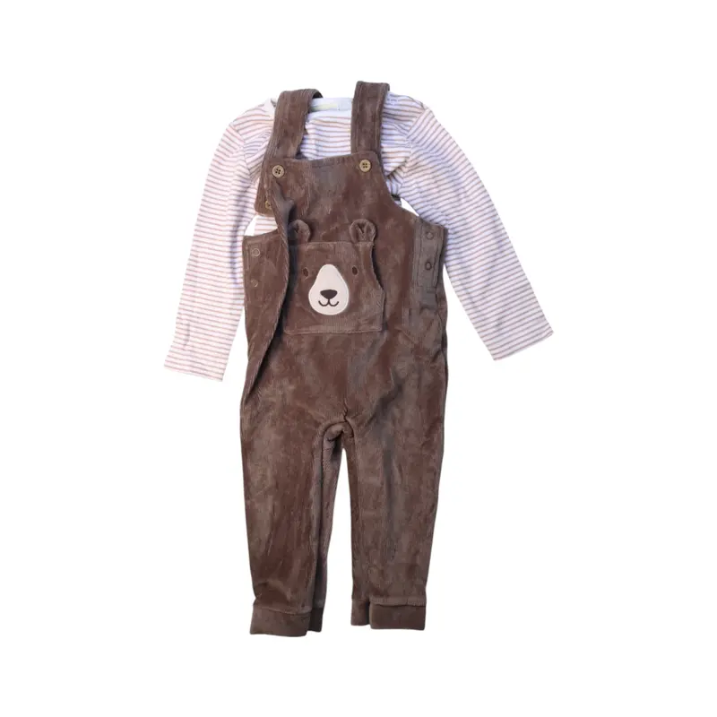Jojo Maman Bb Bear Overall 6-12M