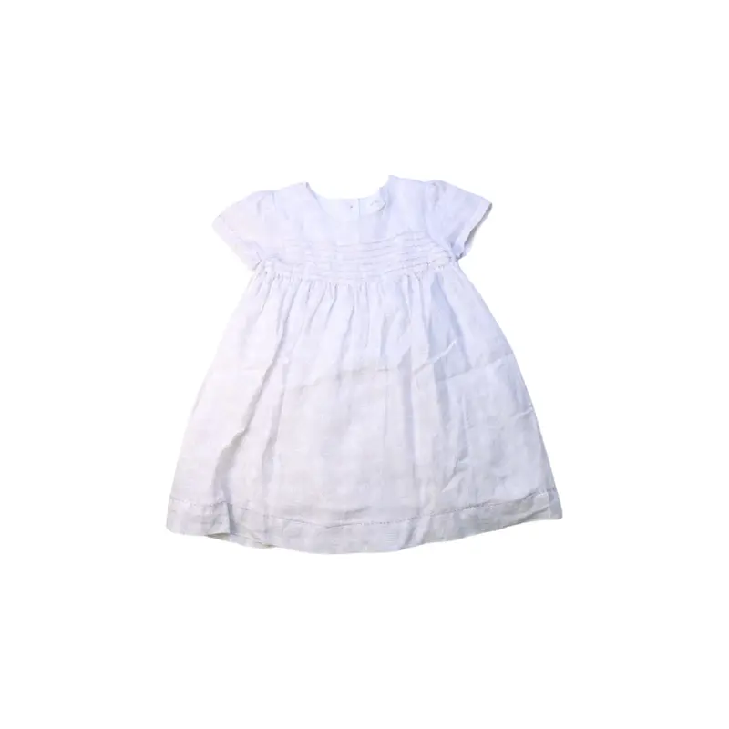 Bout'Chou Linen Short Sleeve Dress 2T