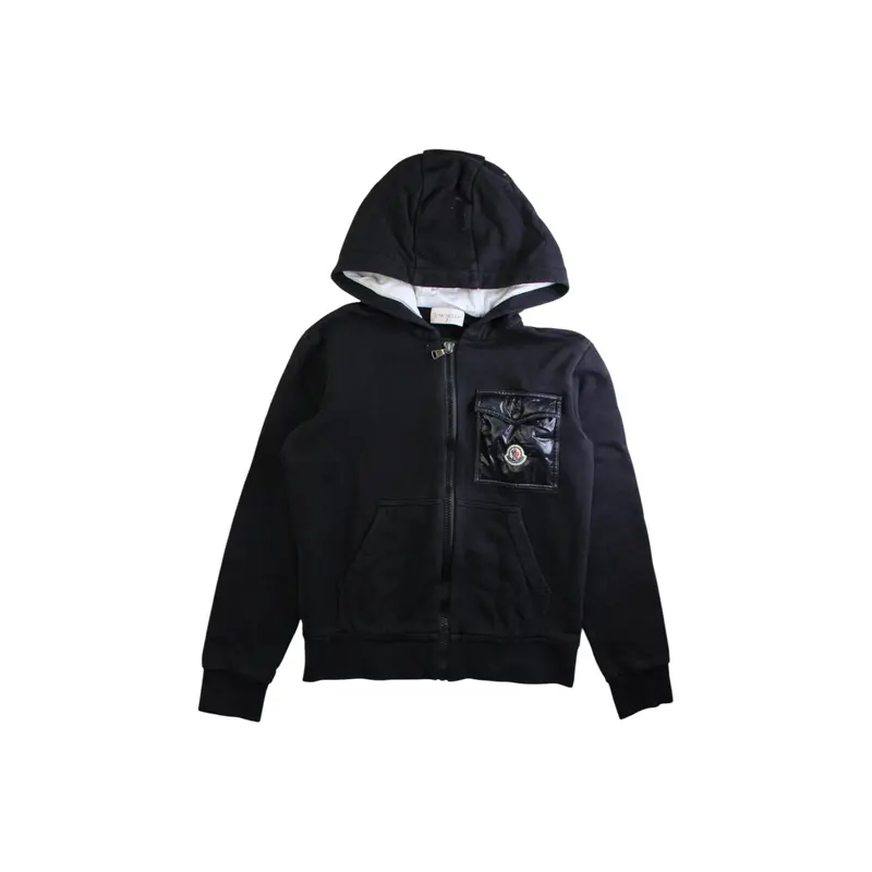 Moncler Hooded Zippered Sweatshirt 12Y