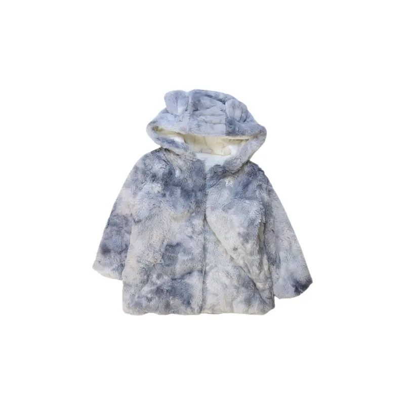 3Pommes Faux Fur Hooded Coat 2T