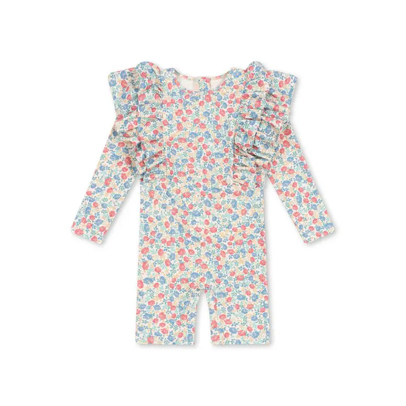 Konges Slojd Manuca Frill Onesie - Fiola