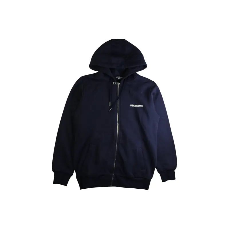 Neil Barrett Kids Hooded Zippered Sweatshirt 12Y