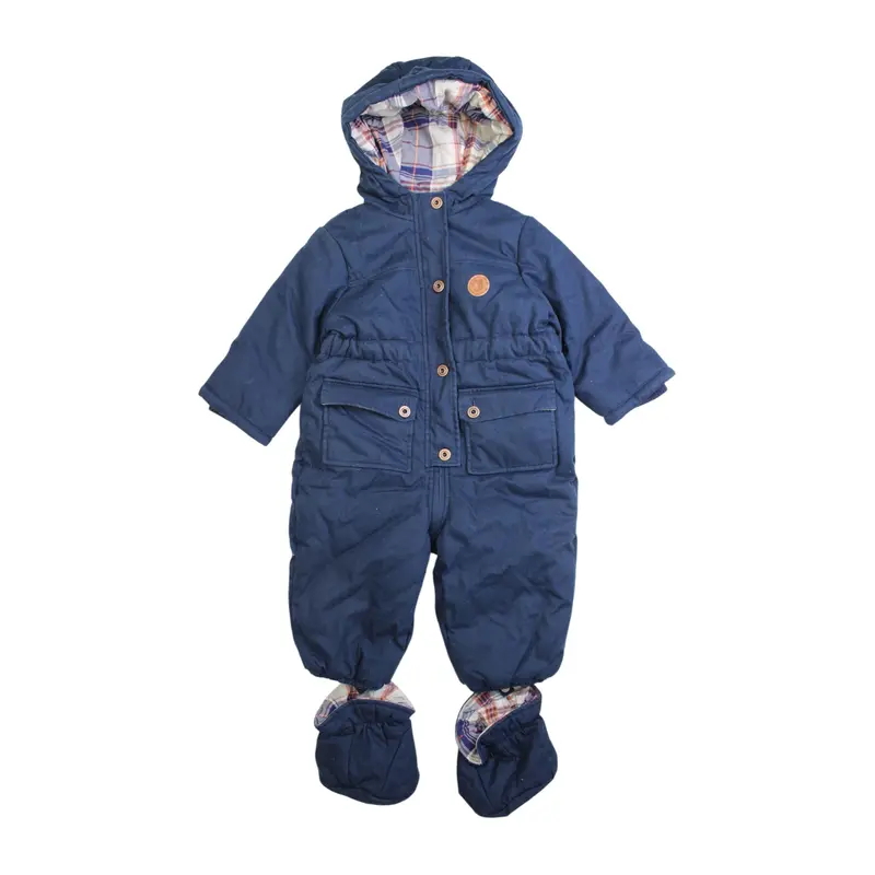 Jacadi Hooded Snowsuit With Booties 12-18M