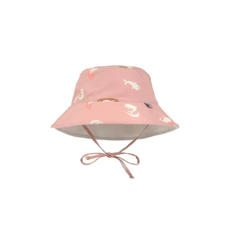 Lassig Sun Protection Bucket Hat - Peach - Dolphin