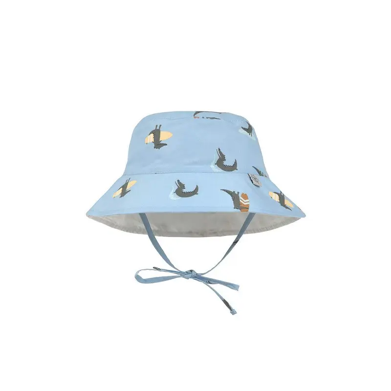 Lassig Sun Protection Bucket Hat - Sky Blue - Crocodile