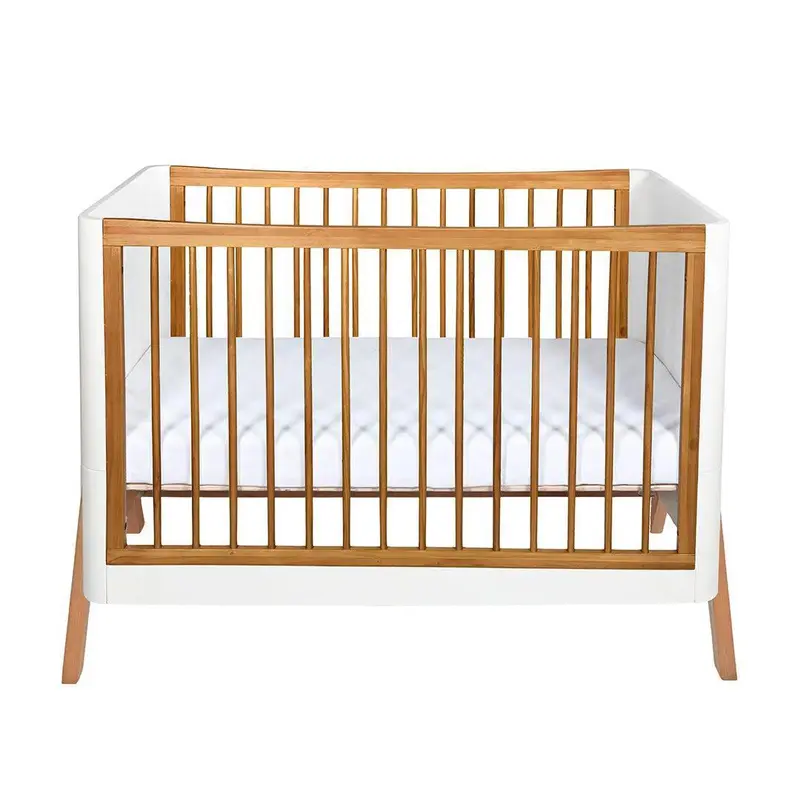 Gaia Baby Hera Cot Bed 'Studio Edit' - White / Oak