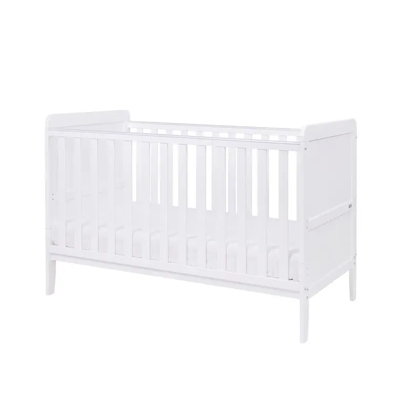 Tutti Bambini Rio Cot Bed with Cot Top Changer & Mattress - White