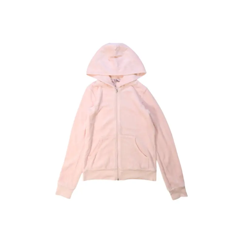 Juicy Couture Velour Zippered Hoodie 8Y